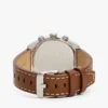 Orologio cronografo con cinturino in pelle da 40 mm