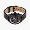 Orologio cronografo con cinturino in pelle da 40 mm