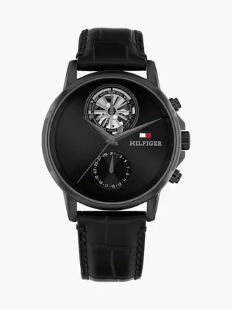 Orologio da cerimonia con cinturino in pelle da 40 mm