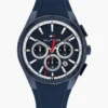 Orologio Dual-Time con cinturino in silicone da 43 mm