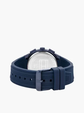Orologio Dual-Time con cinturino in silicone da 43 mm