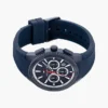 Orologio Dual-Time con cinturino in silicone da 43 mm