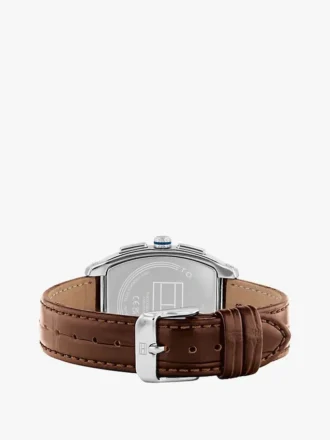 Orologio multifunzione con cinturino in pelle da 36 mm