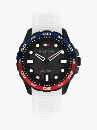 Orologio sportivo con cinturino in silicone da 42 mm
