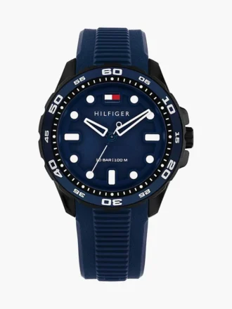 Orologio sportivo con cinturino in silicone da 42 mm