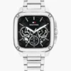 Orologio sportivo con quadrante rettangolare scheletrato da 37 mm Orologio sportivo con quadrante rettangolare scheletrato da 37 mm