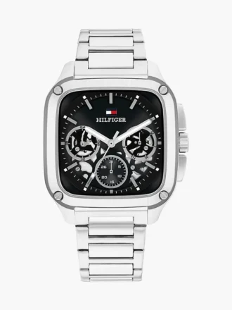 Orologio sportivo con quadrante rettangolare scheletrato da 37 mm