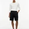 Pantaloncini a pieghe con cintura, vestibilità comoda, lunghezza 10″ Pantaloncini a pieghe con cintura, vestibilità comoda, lunghezza 10″
