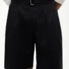 Pantaloncini a pieghe con cintura, vestibilità comoda, lunghezza 10″ Pantaloncini a pieghe con cintura, vestibilità comoda, lunghezza 10″