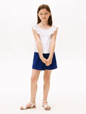 Pantaloncini a pieghe per bambini