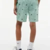 Pantaloncini a righe con logo monogramma per bambini Pantaloncini a righe con logo monogramma per bambini