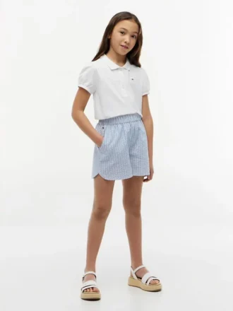 Pantaloncini a righe in seersucker per bambini