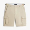Pantaloncini cargo in twill elasticizzato dalla vestibilità comoda Pantaloncini cargo in twill elasticizzato dalla vestibilità comoda