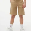 Pantaloncini chino con cintura per bambini