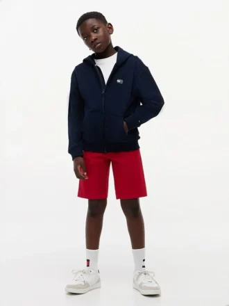 Pantaloncini chino con cintura per bambini