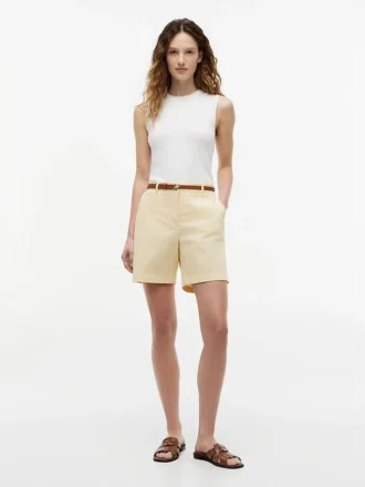 Pantaloncini chino elasticizzati da 7″