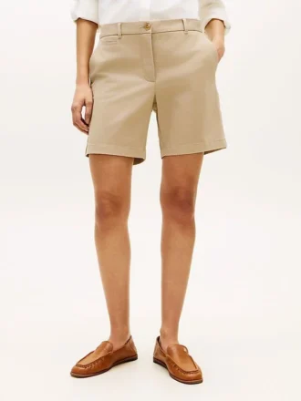 Pantaloncini chino elasticizzati da 7″