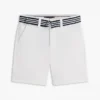 Pantaloncini chino elasticizzati larghi con cintura per bambini Pantaloncini chino elasticizzati larghi con cintura per bambini
