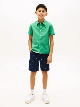 Pantaloncini con bandiera all-over per bambini