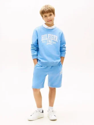 Pantaloncini con logo Crest per bambini