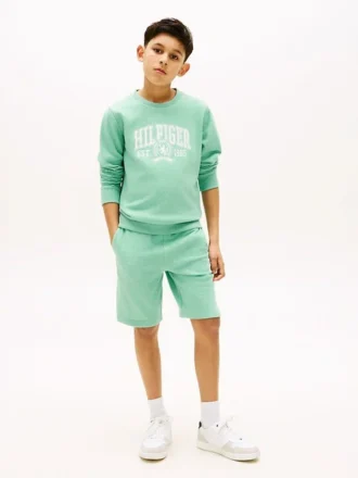 Pantaloncini con logo Crest per bambini