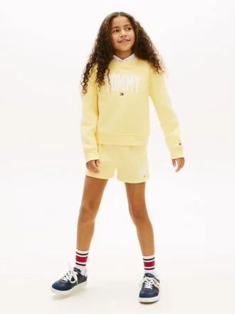 Pantaloncini con logo Tommy per bambini