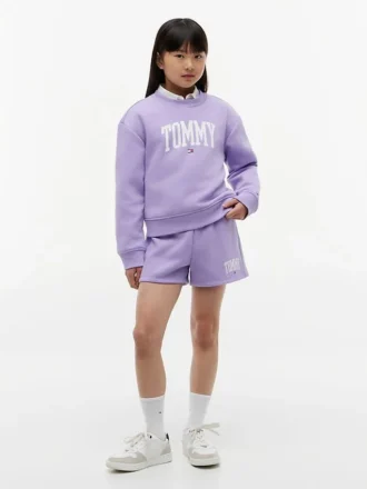 Pantaloncini con logo Tommy per bambini