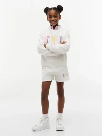 Pantaloncini con logo Tommy per bambini