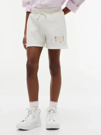 Pantaloncini con logo Tommy per bambini