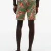 Pantaloncini con stampa tropicale e vestibilità regolare da 7″ Pantaloncini con stampa tropicale e vestibilità regolare da 7″
