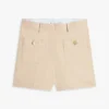 Pantaloncini con tasche in twill e bottoni dorati Pantaloncini con tasche in twill e bottoni dorati