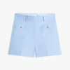 Pantaloncini con tasche in twill e bottoni dorati Pantaloncini con tasche in twill e bottoni dorati