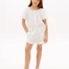 Pantaloncini con volant per bambina
