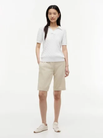 Pantaloncini da 28 cm in misto lino