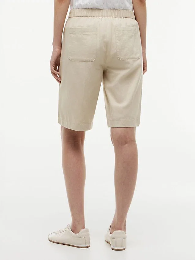 Pantaloncini da 28 cm in misto lino Pantaloncini da 28 cm in misto lino