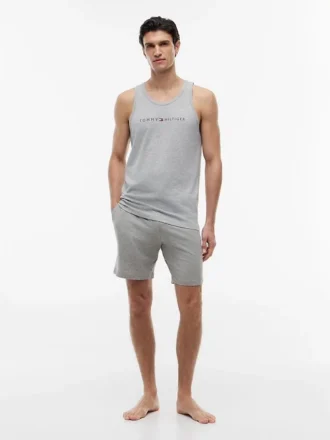 Pantaloncini da notte con logo Hilfiger