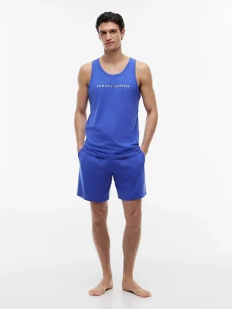 Pantaloncini da notte con logo Hilfiger