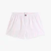 Pantaloncini da notte in popeline a righe
