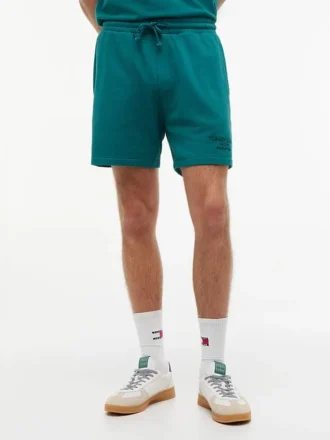 Pantaloncini da spiaggia tinti in capo Tommy Jeans