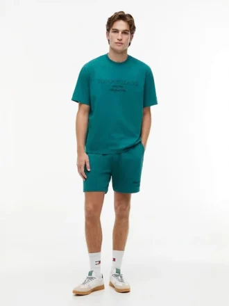 Pantaloncini da spiaggia tinti in capo Tommy Jeans
