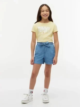 Pantaloncini elasticizzati con cintura per bambini