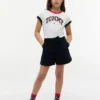 Pantaloncini elasticizzati con cintura per bambini