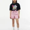 Pantaloncini elasticizzati con cintura per bambini