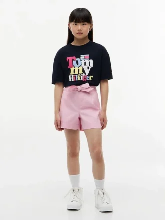 Pantaloncini elasticizzati con cintura per bambini