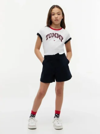 Pantaloncini elasticizzati con cintura per bambini