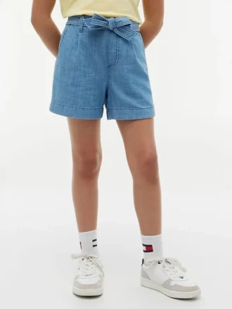 Pantaloncini elasticizzati con cintura per bambini