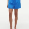 Pantaloncini elasticizzati in misto lino e cotone Pantaloncini elasticizzati in misto lino e cotone