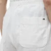 Pantaloncini elasticizzati in misto lino e cotone Pantaloncini elasticizzati in misto lino e cotone