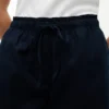 Pantaloncini elasticizzati in misto lino e cotone Pantaloncini elasticizzati in misto lino e cotone