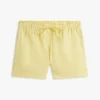 Pantaloncini elasticizzati in misto lino e cotone Pantaloncini elasticizzati in misto lino e cotone